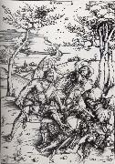 Albrecht Durer Hercules Killing the Molionides painting
